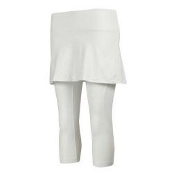Теннисная юбка-леггинсы 3/4 женская Babolat Core Combi Skirt Women white/white Теннисная юбка-леггинсы 3/4 женская Babolat Core Combi Skirt Women white/white