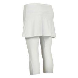 Теннисная юбка-леггинсы 3/4 женская Babolat Core Combi Skirt Women white/white Теннисная юбка-леггинсы 3/4 женская Babolat Core Combi Skirt Women white/white