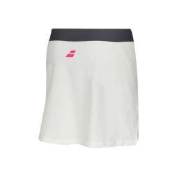 Теннисная юбка женская Babolat Performance Panel Skirt Women white/fandango pink