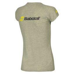 Теннисная футболка женская Babolat Core Tee Women lunar rock heather