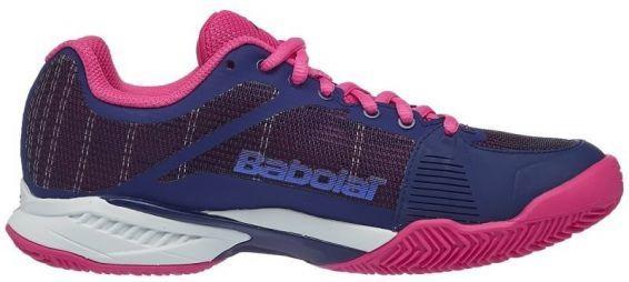 Теннисные кроссовки женские Babolat Jet Mach I ГРУНТ estate blue/fandango pink Теннисные кроссовки женские Babolat Jet Mach I ГРУНТ estate blue/fandango pink