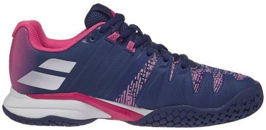 Теннисные кроссовки женские Babolat Propulse Blast all court estate blue/fandango pink/silver Теннисные кроссовки женские Babolat Propulse Blast all court estate blue/fandango pink/silver