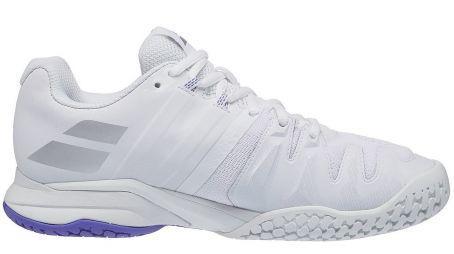 Теннисные кроссовки женские Babolat Propulse Blast all court white/wedgewood Теннисные кроссовки женские Babolat Propulse Blast all court white/wedgewood