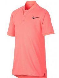 Тенісна футболка дитяча Nike Court Advantage Tennis Polo lava glow/black поло Тенісна футболка дитяча Nike Court Advantage Tennis Polo lava glow/black поло