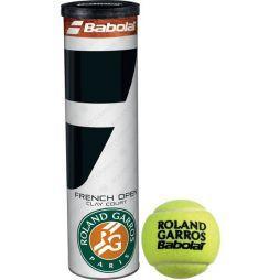 Мячи для тенниса Babolat French Open Clay Court 4-Ball Мячи для тенниса Babolat French Open Clay Court 4-Ball
