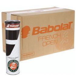 Мячи для тенниса Babolat French Open Clay Court 4-Ball 18 банок Мячи для тенниса Babolat French Open Clay Court 4-Ball 18 банок