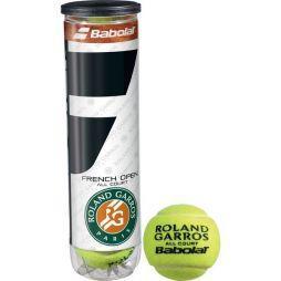 Мячи для тенниса Babolat French Open All Court 4-Ball Мячи для тенниса Babolat French Open All Court 4-Ball