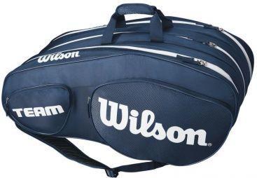 Теннисная сумка Wilson Team III 12 Pack Bag blue/white