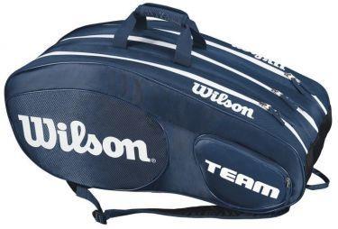 Теннисная сумка Wilson Team III 12 Pack Bag blue/white