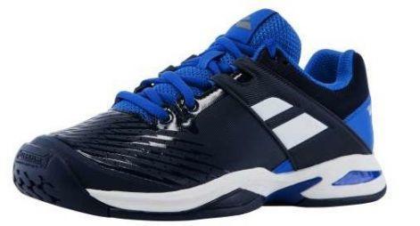 Детские теннисные кроссовки Babolat Propulse All Court Junior dark blue/white Детские теннисные кроссовки Babolat Propulse All Court Junior dark blue/white