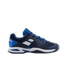 Детские теннисные кроссовки Babolat Propulse All Court Junior dark blue/white Детские теннисные кроссовки Babolat Propulse All Court Junior dark blue/white