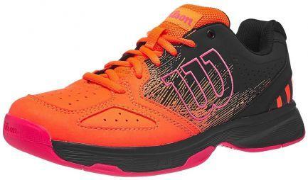 Дитячі тенічні кросівки Wilson Stroke JR - shocking orange/black/neon red