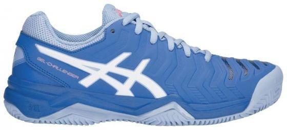 Теннисные кроссовки женские Asics Gel-Challenger 11 ГРУНТ electric blue/white Теннисные кроссовки женские Asics Gel-Challenger 11 ГРУНТ electric blue/white