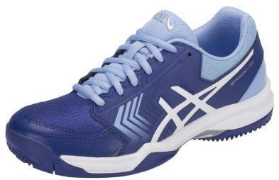 Теннисные кроссовки женские Asics Gel-Dedicate 5 ГРУНТ monaco blue/white Теннисные кроссовки женские Asics Gel-Dedicate 5 ГРУНТ monaco blue/white