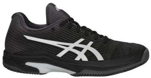 Теннисные кроссовки женские Asics Solution Speed FF ГРУНТ black/silver Теннисные кроссовки женские Asics Solution Speed FF ГРУНТ black/silver