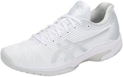 Теннисные кроссовки женские Asics Solution Speed FF W white/silver Теннисные кроссовки женские Asics Solution Speed FF W white/silver