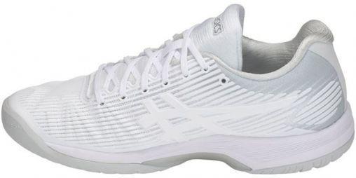 Теннисные кроссовки женские Asics Solution Speed FF W white/silver Теннисные кроссовки женские Asics Solution Speed FF W white/silver