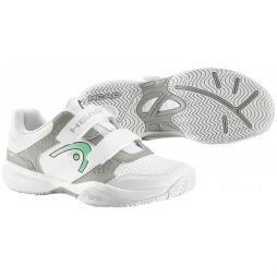 Дитячі тенісні кросівки Head Lazer Velcro Junior white/green/grey Дитячі тенісні кросівки Head Lazer Velcro Junior white/green/grey