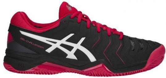 Теннисные кроссовки мужские Asics Gel-Challenger 11 Грунт black/silver Теннисные кроссовки мужские Asics Gel-Challenger 11 Грунт black/silver