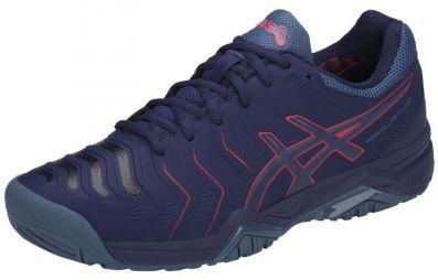 Теннисные кроссовки мужские Asics Gel-Challenger 11 blue print/red alert Теннисные кроссовки мужские Asics Gel-Challenger 11 blue print/red alert