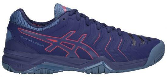 Теннисные кроссовки мужские Asics Gel-Challenger 11 blue print/red alert Теннисные кроссовки мужские Asics Gel-Challenger 11 blue print/red alert
