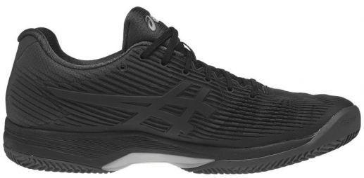 Теннисные кроссовки мужские Asics Solution Speed FF  ГРУНТ black/silver Теннисные кроссовки мужские Asics Solution Speed FF  ГРУНТ black/silver
