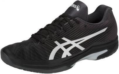 Теннисные кроссовки мужские Asics Solution Speed FF black/silver Теннисные кроссовки мужские Asics Solution Speed FF black/silver