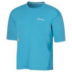 Тенісна футболка дитяча Babolat T-Shirt Flag Core Boy light blue