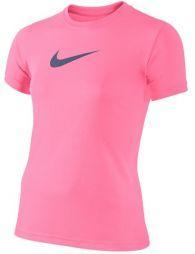 Тенісна футболка дитяча Nike Legend SS Top YTH pink/blue Тенісна футболка дитяча Nike Legend SS Top YTH pink/blue