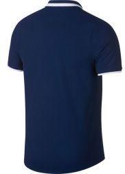 Тенісна футболка чоловіча Nike Court Advantage Polo Classic blue void/white