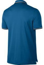 Тенісна футболка чоловіча Nike Court Dry Polo Solid PQ military blue/blackened blue