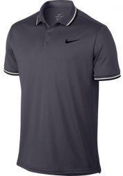 Тенісна футболка чоловіча Nike Court Dry Polo Solid PQ gridiron/black