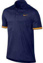 Тенісна футболка чоловіча Nike Court Dry Polo Team blue void/orange peel