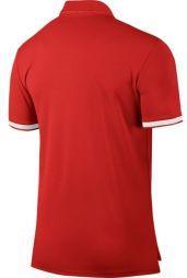 Тенісна футболка чоловіча Nike Court Dry Polo Team habanero red/white