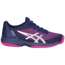 Теннисные кроссовки женские Asics Gel Court Speed blue print/pink glo Теннисные кроссовки женские Asics Gel Court Speed blue print/pink glo