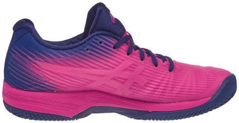Теннисные кроссовки женские Asics Solution Speed FF ГРУНТ pink glo/white Теннисные кроссовки женские Asics Solution Speed FF ГРУНТ pink glo/white