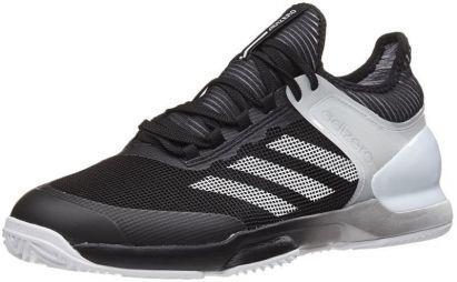 Тенісні кросівки чоловічі Adidas Adizero Ubersonic 2 ГРУНТ black/white Тенісні кросівки чоловічі Adidas Adizero Ubersonic 2 ГРУНТ black/white