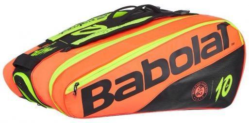 Теннисная сумка Babolat Pure Decima x12 Roland Garros - black/red/yellow