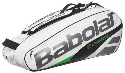 Теннисная сумка Babolat Pure Wimbledon x6 - white/green