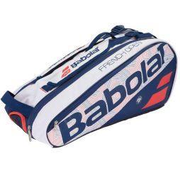 Теннисная сумка Babolat Pure French Open x6  - white/blue