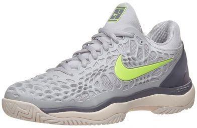 Тенісні кросівки жіночі Nike WMNS Air Zoom Cage 3 HC vast grey/volt glow/gunsmoke Тенісні кросівки жіночі Nike WMNS Air Zoom Cage 3 HC vast grey/volt glow/gunsmoke