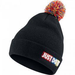 Спортивна шапка Nike Beanie Pom Black/White