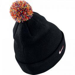 Спортивна шапка Nike Beanie Pom Black/White