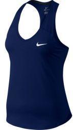 Тенісна майка жіноча Nike Pure Tank blue void/white