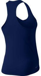 Тенісна майка жіноча Nike Pure Tank blue void/white