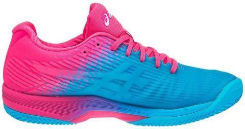 Теннисные кроссовки женские Asics Solution Speed FF L.E. ГРУНТ aquarium/hot pink Теннисные кроссовки женские Asics Solution Speed FF L.E. ГРУНТ aquarium/hot pink