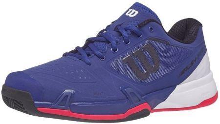 Тенісні кросівки чоловічі Wilson Rush Pro 2.5 ГРУНТ mazarine blue/white/neon red