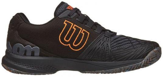 Тенісні кросівки чоловічі Wilson Kaos 2.0 ebony/black/shocking orange