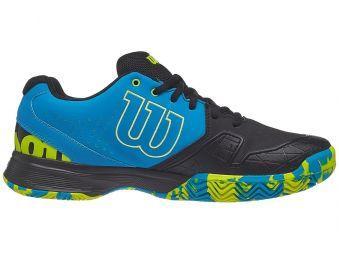 Тенісні кросівки чоловічі Wilson Kaos Devo hawaiian surf/black/lime punch