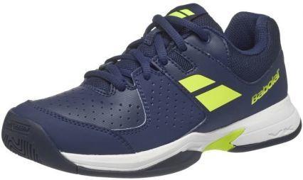Детские теннисные кроссовки Babolat Pulsion All Court Junior  blue/yellow Детские теннисные кроссовки Babolat Pulsion All Court Junior  blue/yellow